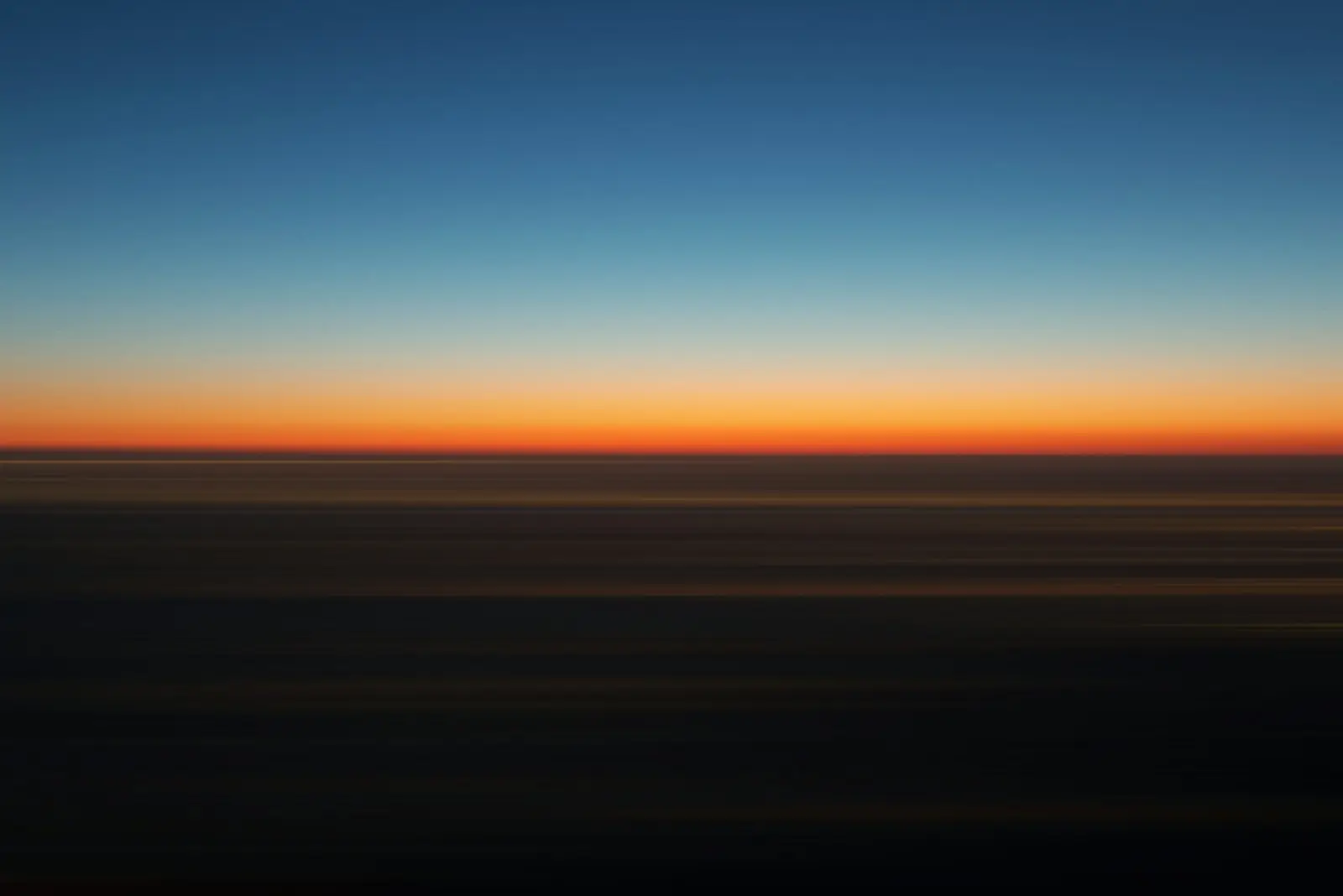 The sea at dusk